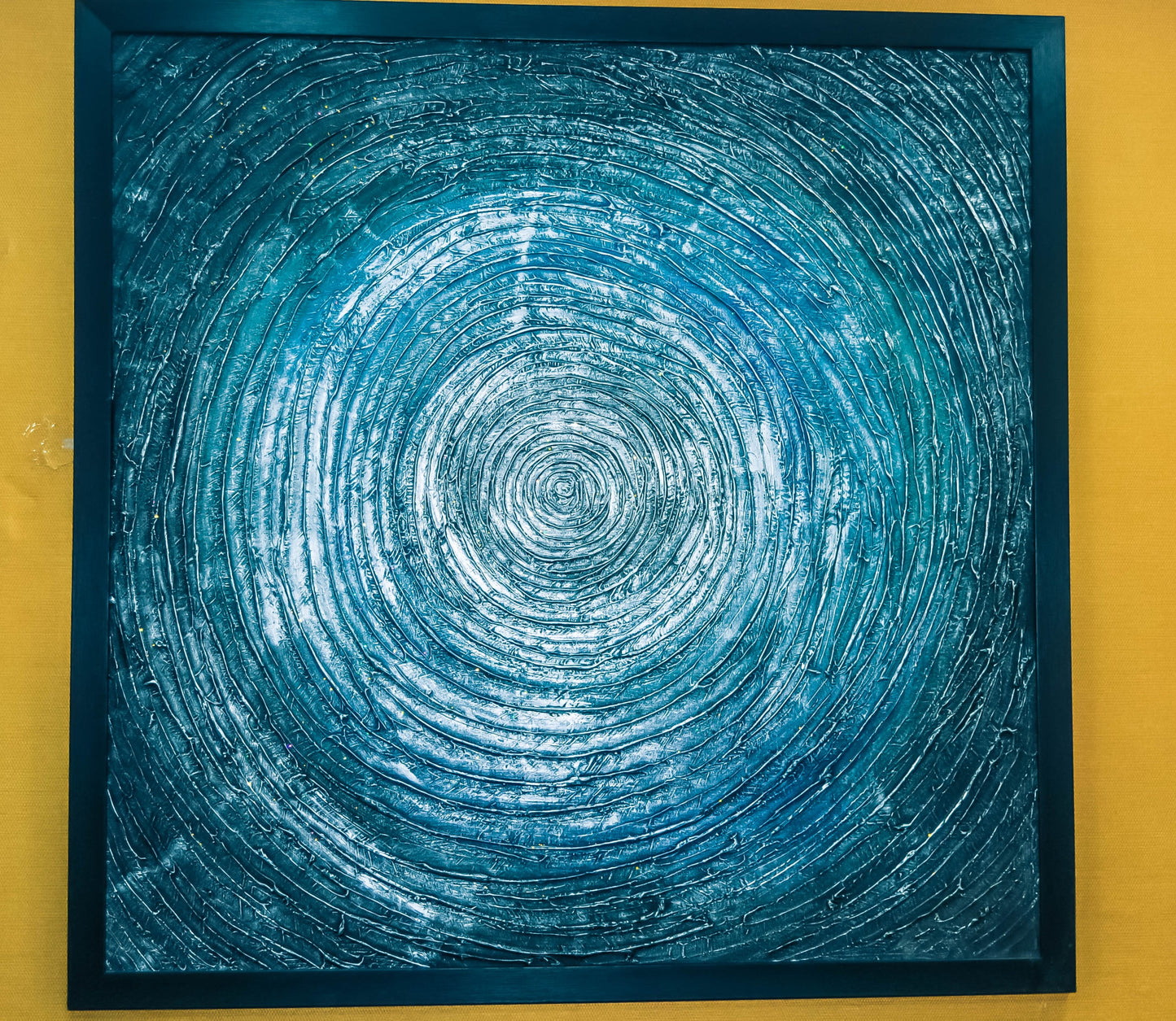 acrylic painting art spiral