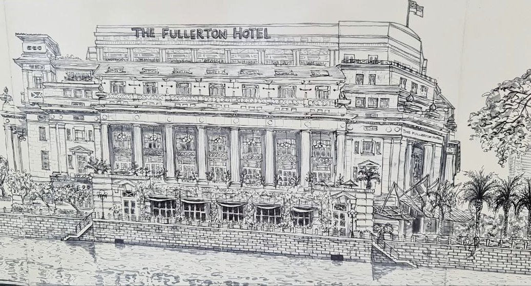 drawing fullerton hotel