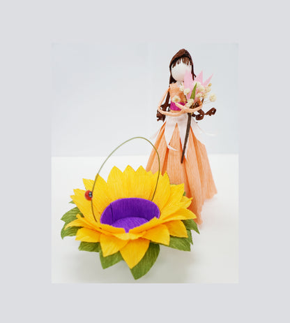 Sunflower Paperclip Holder 1