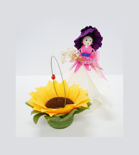 Sunflower Paperclip Holder 3